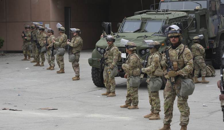 GI’s Always Complain. Current LA Riot Troops Are No New Exception.