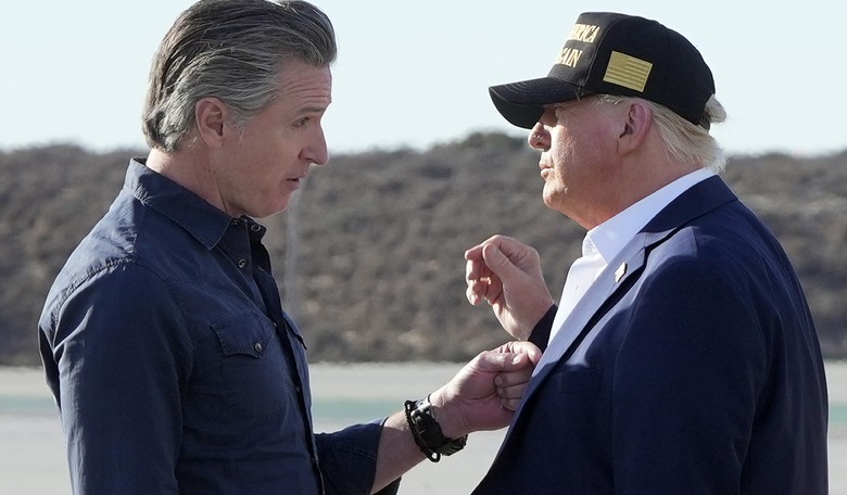 Newsom Tries to Take Credit for L.A. Fire Cleanup. There's Just One Problem.
