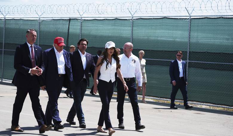 Trump Unleashes $608M for States to Build ‘Alligator Alcatraz’-Style Illegal Imigrant Camps