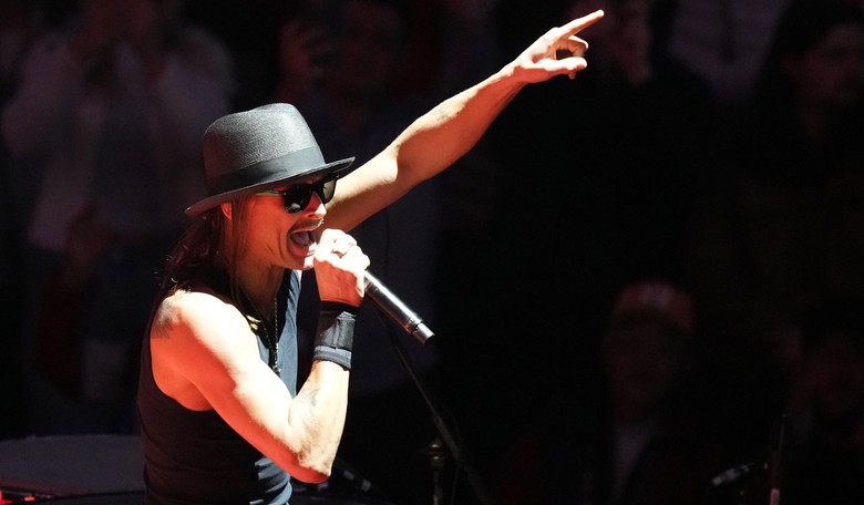 Kid Rock Holds Up a Finger to 'Trolls' Accusing Him of Lip-Syncing at Turning Point Super Bowl Show