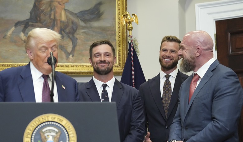 ‘Usually Not My Thing’: President Trump Cracks Up Sports All-Stars With Comment About NFL Player