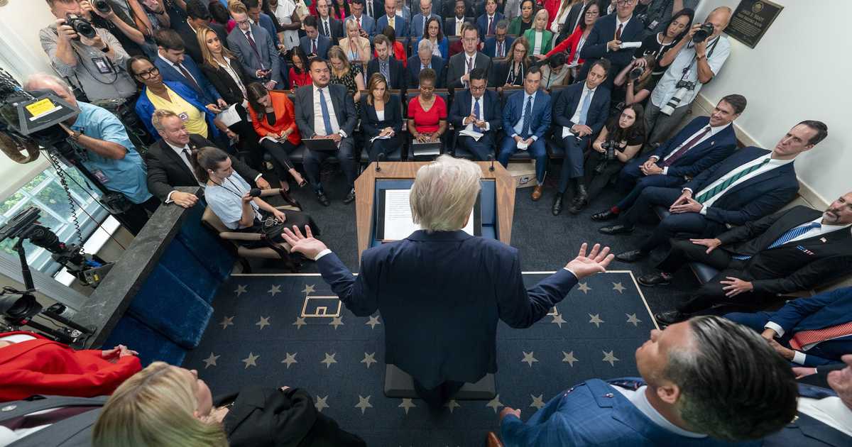Boom: White House Drops a Mountain of Receipts After CNN, MS NOW, Politico Sue Over Press Ban