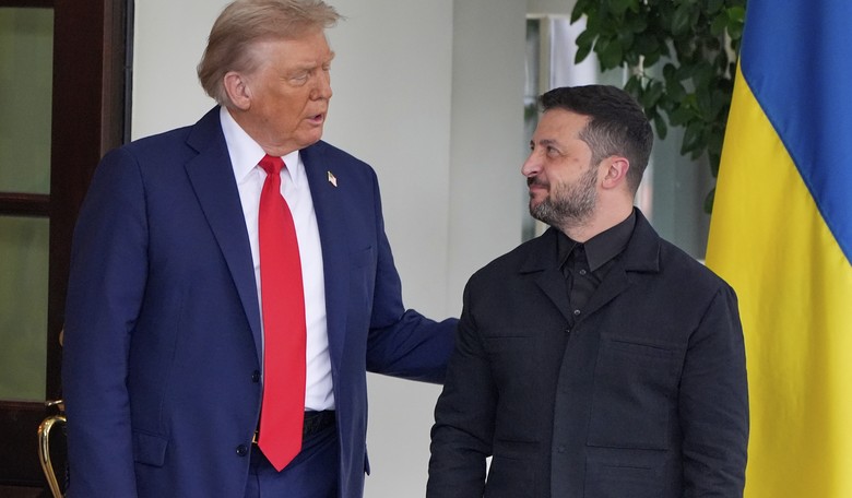Zelensky and European Leaders Arrive at the White House 