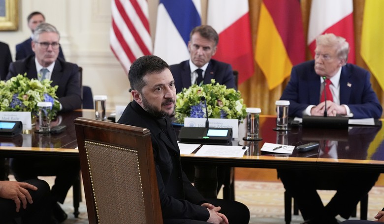 As Russia Bombs Ukraine, Zelensky Pleads for Help, But Only Trump Pushes for Peace