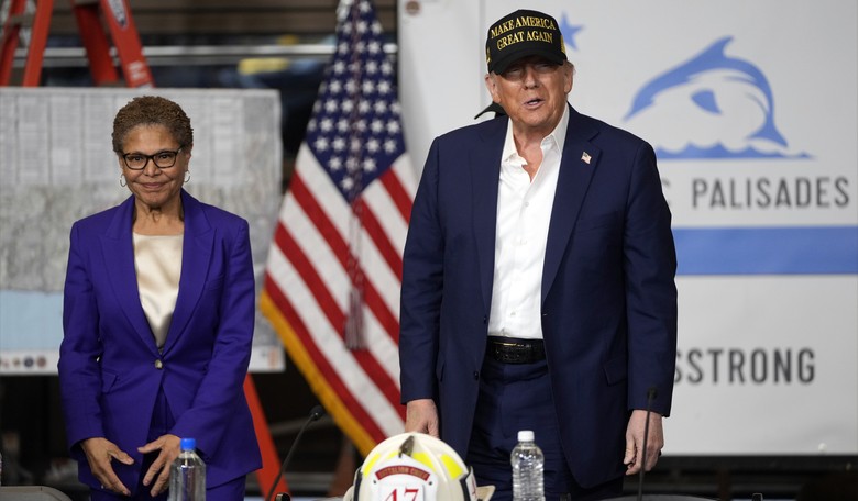 Trump Cooked LA Mayor Karen Bass During California Visit