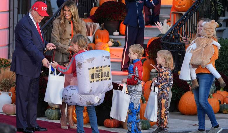 Trump Did It Again With This Year's Halloween Trick-or-Treaters