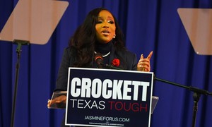 Watch Jasmine Crockett Glitch Out When Asked Whether She Will Campaign for Talarico