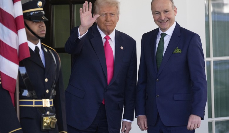 A Warmer Reception in the Oval Office As Trump and Vance Discuss Ukraine Peace Deal With Irish Taoiseach