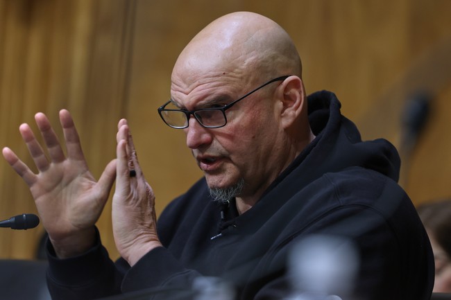 Fetterman Is so Done With the Left’s Reflecting Pool Tantrum
