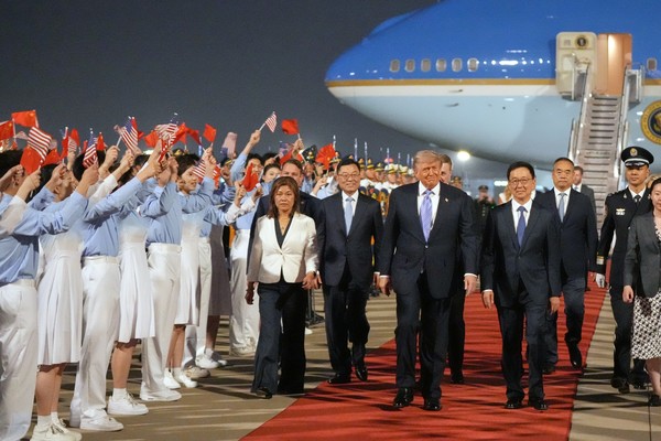 President Trump Bids Farewell to China