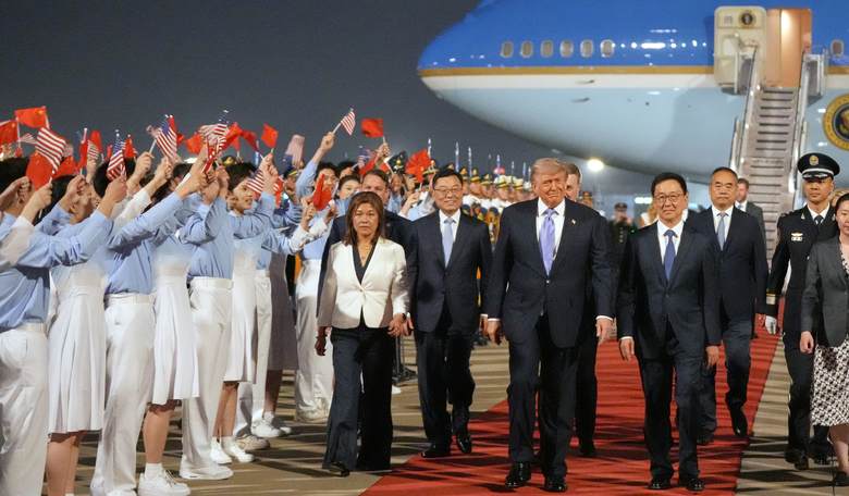 President Trump Bids Farewell to China