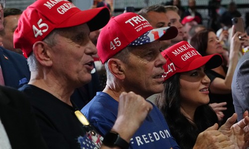 Trump Campaigns at Rousing Rally in the Bluegrass State for KY's Ed Gallrein, Andy Barr
