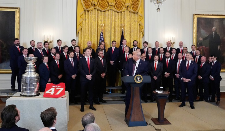 Trump Congratulated the Florida Panthers on Their Stanley Cup Win With a Tremendous Line