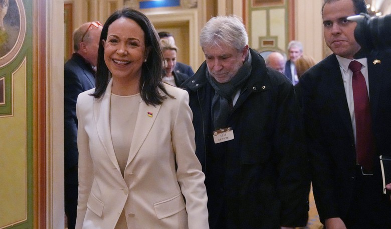 Venezuela Opposition Leader Refuses to Take the Bait As CNN Presses Her on Trump’s ‘51st State’ Remark