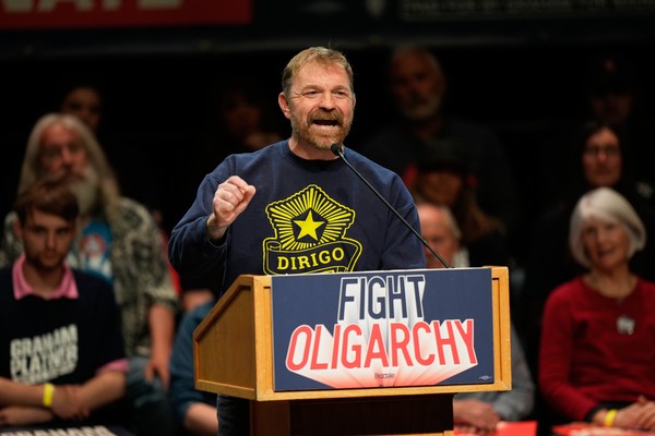 Why Graham Platner Had to Return to Maine Quickly Last Night 