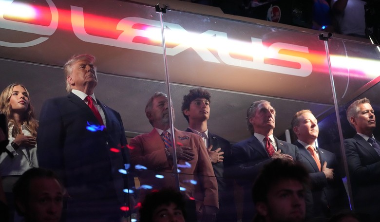 Trump Goes to the NBA Finals — Look Who Attacked Him