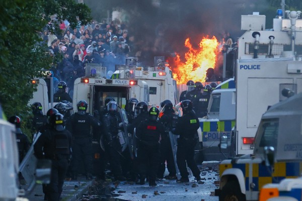 Belfast Is Burning, and the Media Won't Say Why