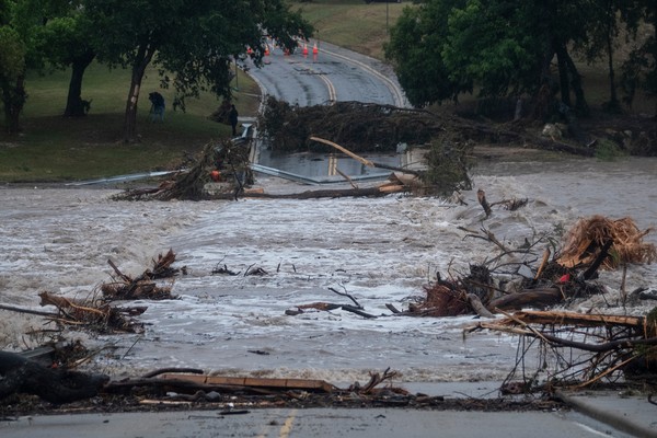 Historic Flooding Causes Bridge Collapse in Texas Hill Country