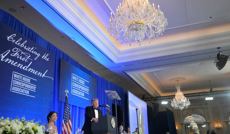 This Image Says Everything About Trump's White House Correspondents' Association Dinner Speech