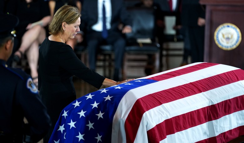President Trump and Others Bid Farewell to 'Tough Cookie' Lindsey Graham at Memorial Service 