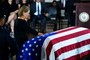 President Trump and Others Bid Farewell to 'Tough Cookie' Lindsey Graham at Memorial Service 