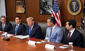 Trump Holds First Televised Cabinet Meeting at Camp David. Here's What You Missed.
