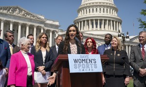 Watch Democrats Take a U-Turn on Men in Women's Sports