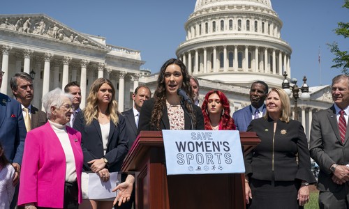 Watch Democrats Take a U-Turn on Men in Women's Sports