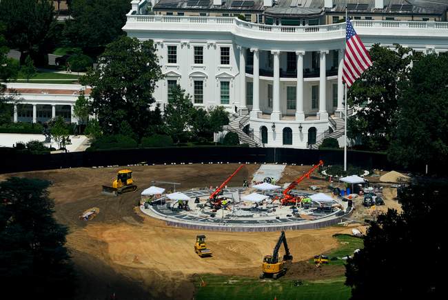That's a Hell of a Pad — Trump Unveils Monster New WH Helicopter Landing Zone