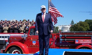 Watch: Touching Moments As Trump Honors First Responders, Fallen Heroes at White House 9/11 Event