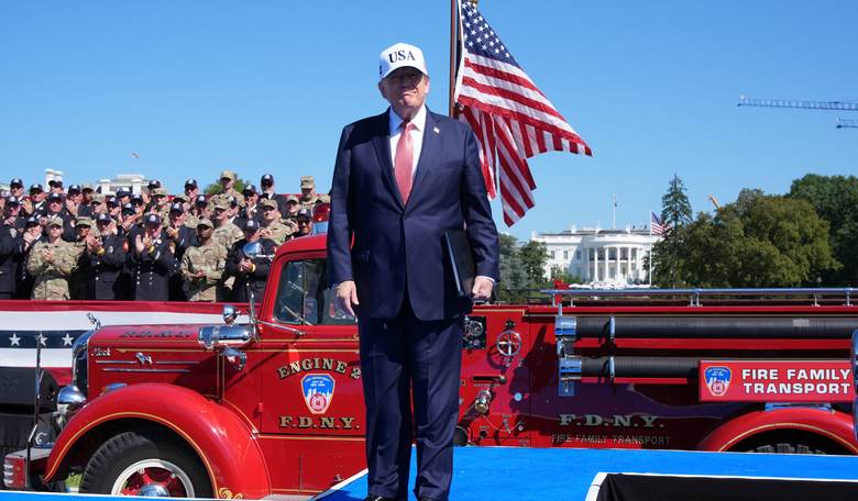 Watch: Touching Moments As Trump Honors First Responders, Fallen Heroes at White House 9/11 Event