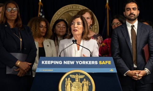 Hochul Said 'Bring It On.' The Sheriffs Filed in Federal Court.