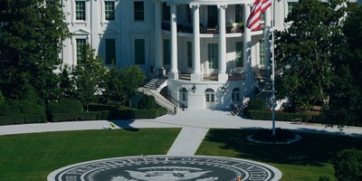 Marine One Lifts Off From Sleek New White House Helipad