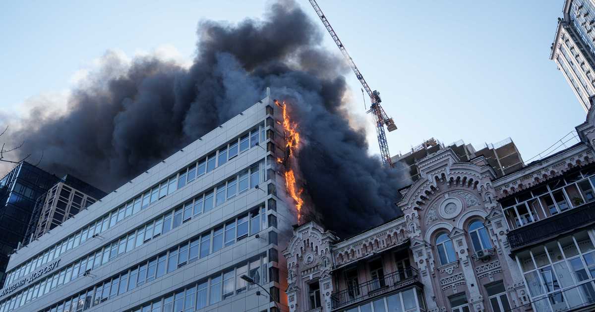 New: Russian Drone Strikes Ukraine Science Academy in Kyiv
