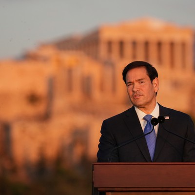 Marco Rubio’s Message From Athens: America Is Done Apologizing for Its Ambition