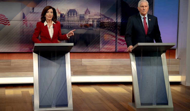 Bruce Blakeman Leaves Kathy Hochul 'Short Circuiting' During Contentious NY Gov's Debate
