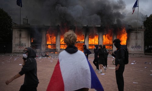President Trump Urges France to Close It's Borders After Migrant Riots Sweep Across the Nation