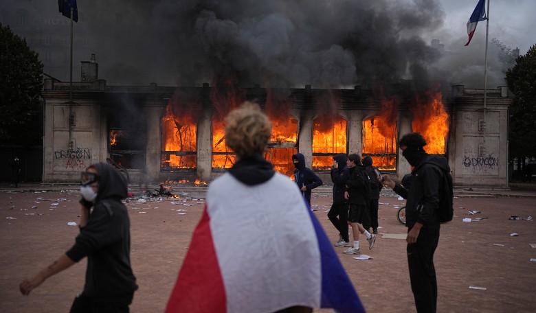 President Trump Urges France to Close It's Borders After Migrant Riots Sweep Across the Nation