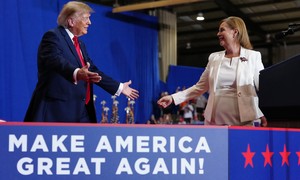 President Trump: Cheerleader-In-Chief