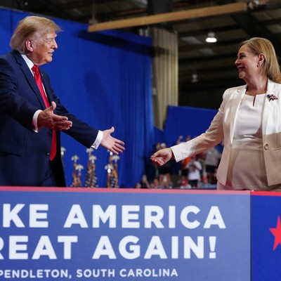 President Trump: Cheerleader-In-Chief