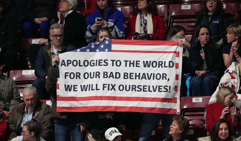 The Press Goes for Gold In Trashing the U.S. While Hailing the American Competing for the Chi-Coms