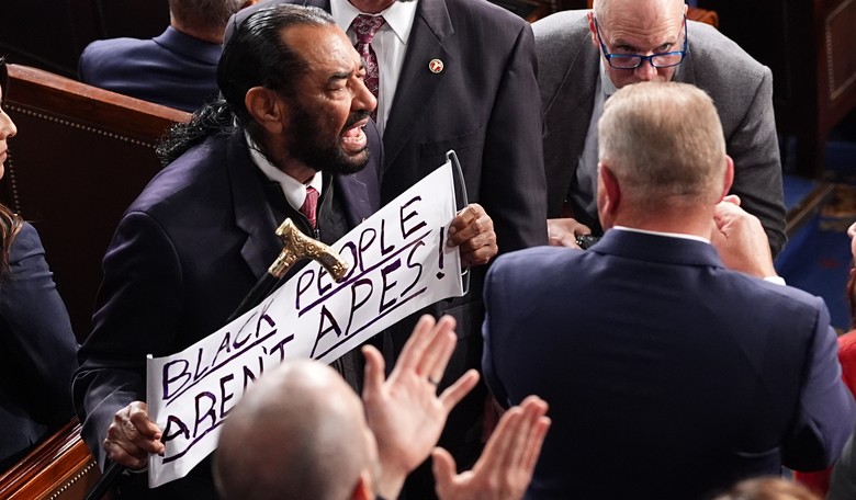 Al Green Got Ejected From the House Chamber...and Here's the Sign He Showed Trump