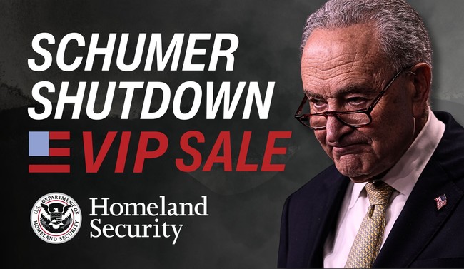 SCHUMER SHUTDOWN SALE: 60% Off VIP Memberships!