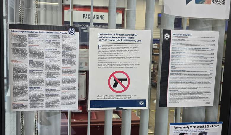 DOJ Drops Defense of Post Office Carry Ban