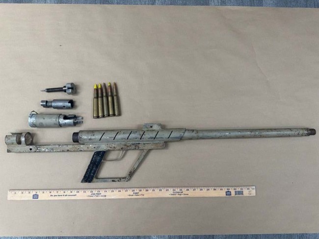 California Police Make Arrest Over Jankiest .50 Cal Rifle You'll Ever See