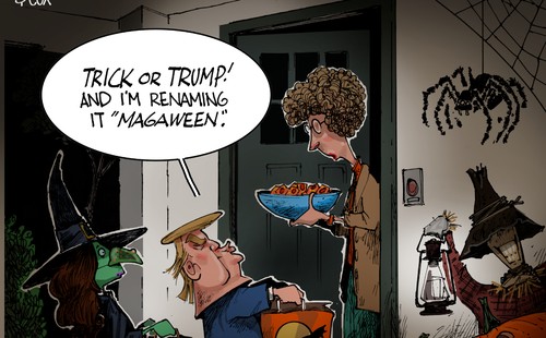 Political cartoon by Margolis & Cox