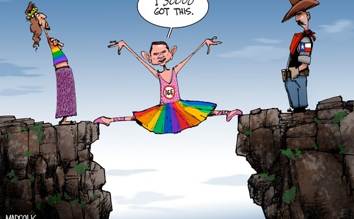 Political cartoon by Margolis & Cox
