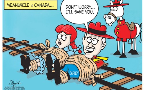 Tom Stiglich cartoon