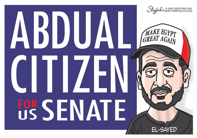 Tom Stiglich cartoon