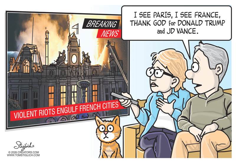 Tom Stiglich cartoon